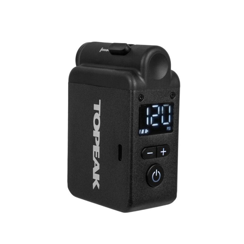 Topeak pomp accucompressor minicompressor E-booster digital